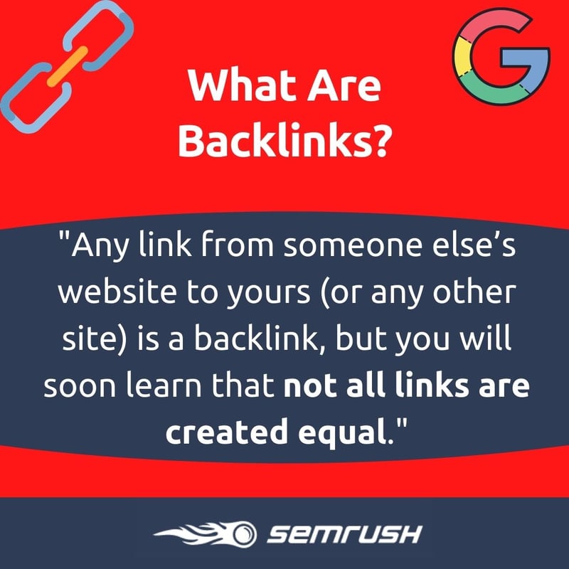 SEMrush backlinks